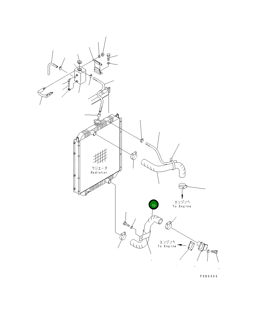 Шланг 208-03-61431 Komatsu