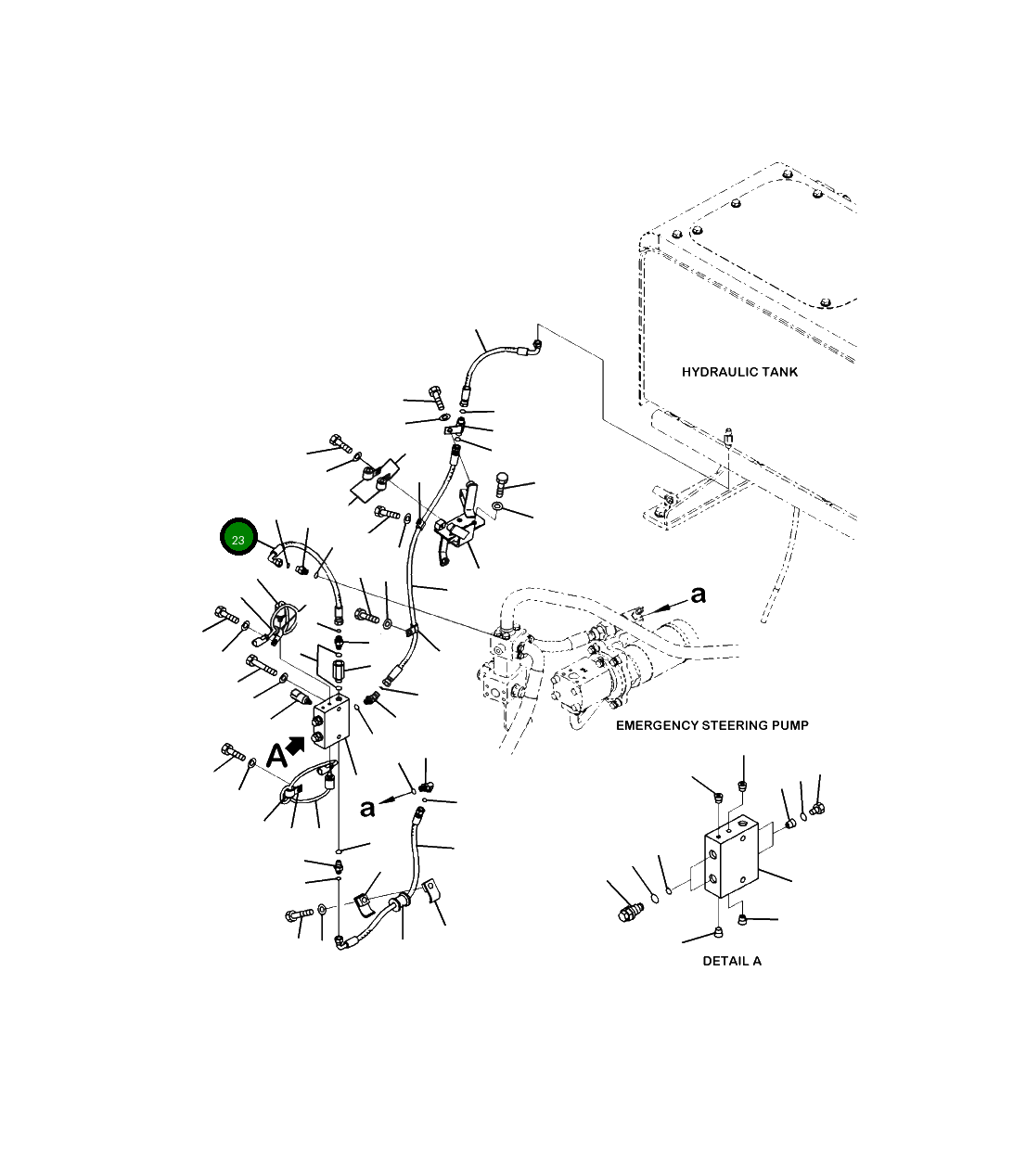 Шланг 02757-002A4 Komatsu