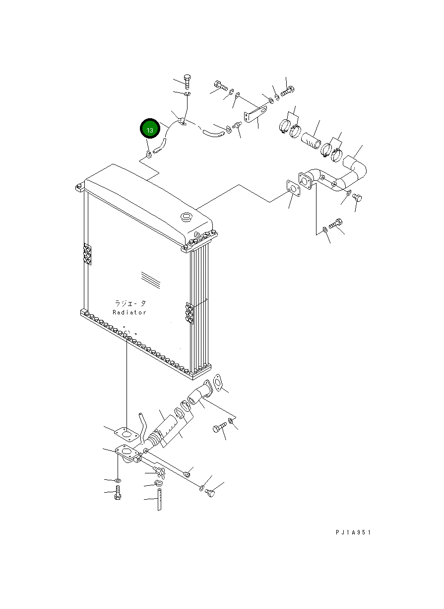 Шланг 175-03-32280 Komatsu
