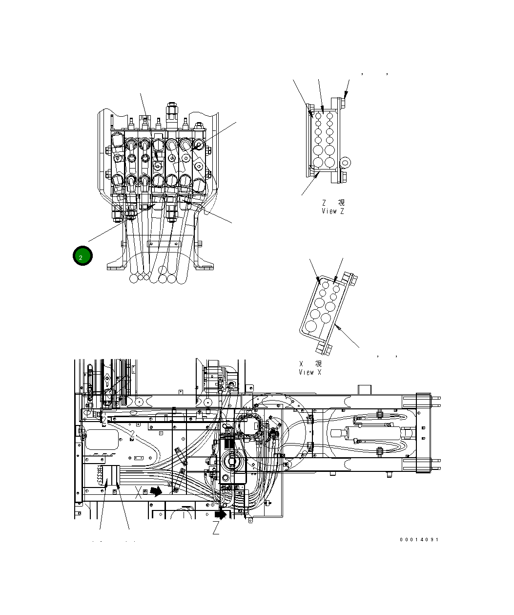 Шланг 10P-62-11950 Komatsu
