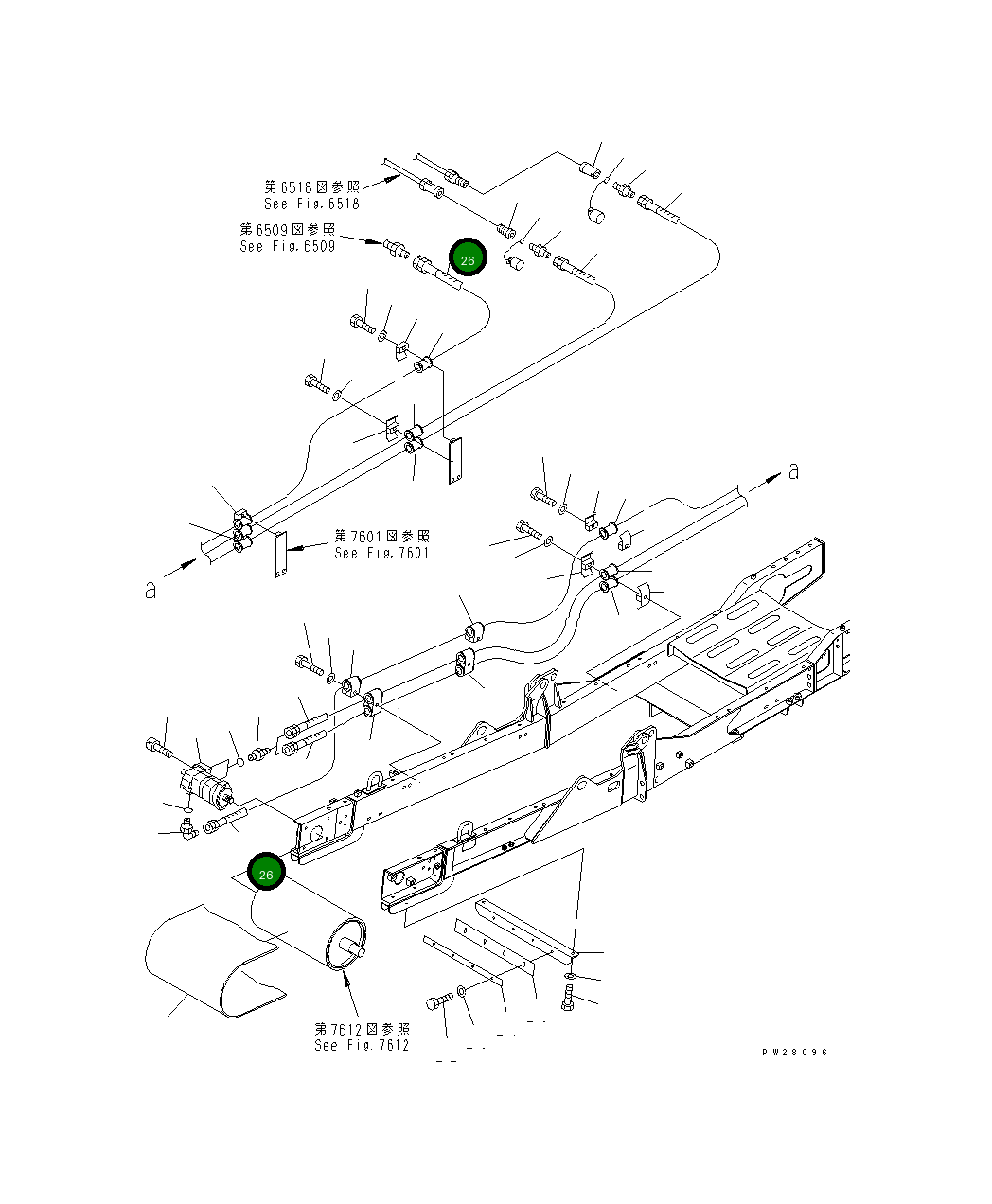 Шланг 07113-00342 Komatsu