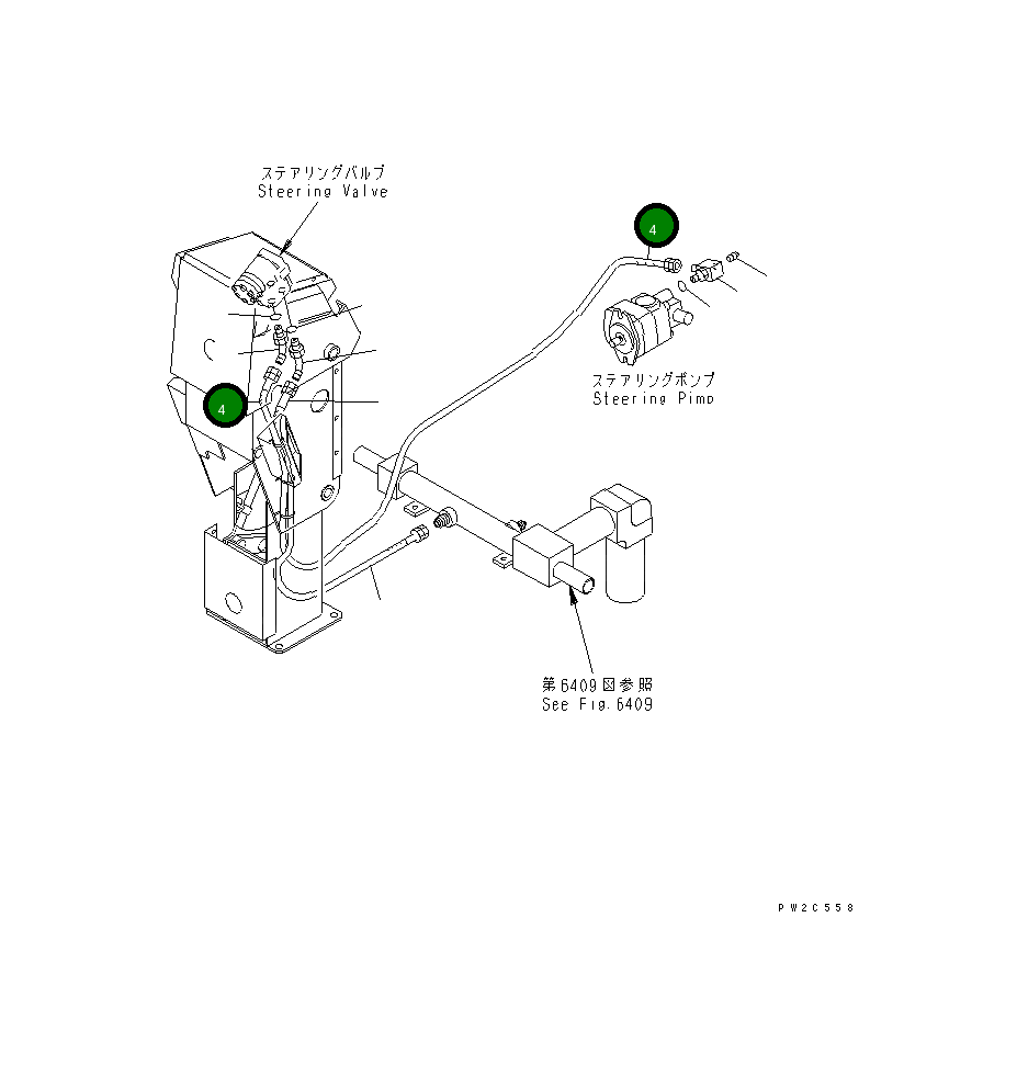 Шланг 07108-20436 Komatsu
