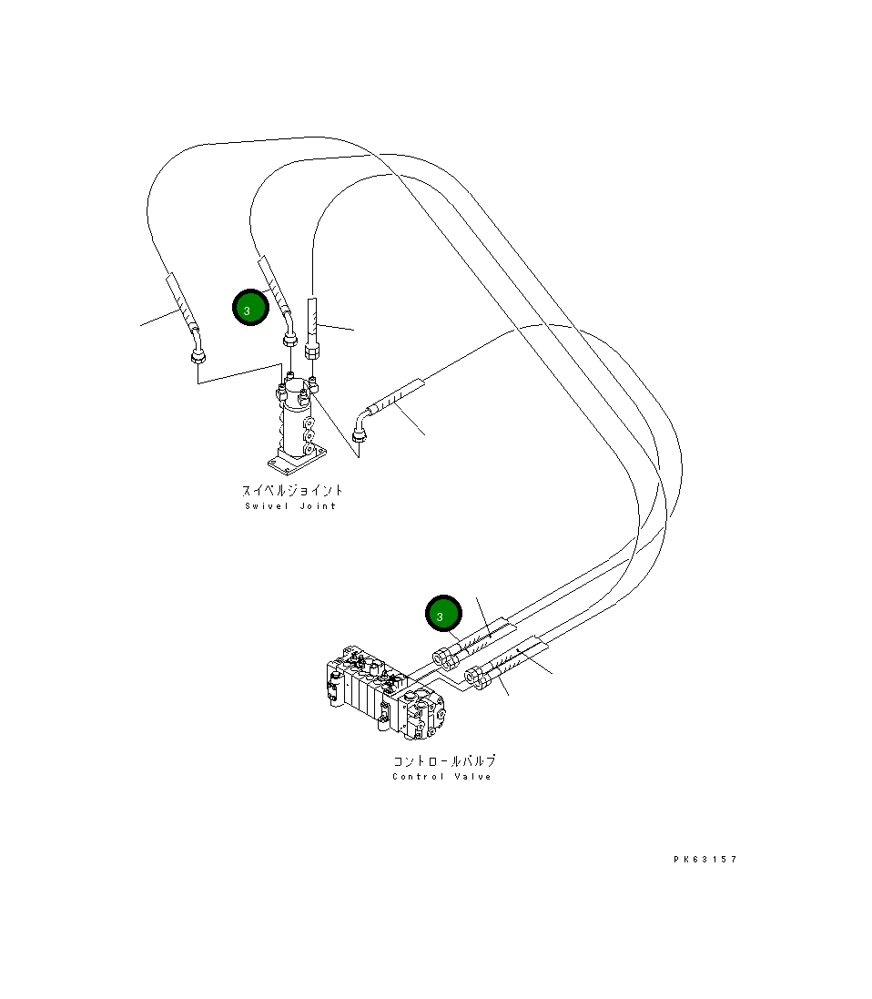 Шланг 20M-62-82770 Komatsu