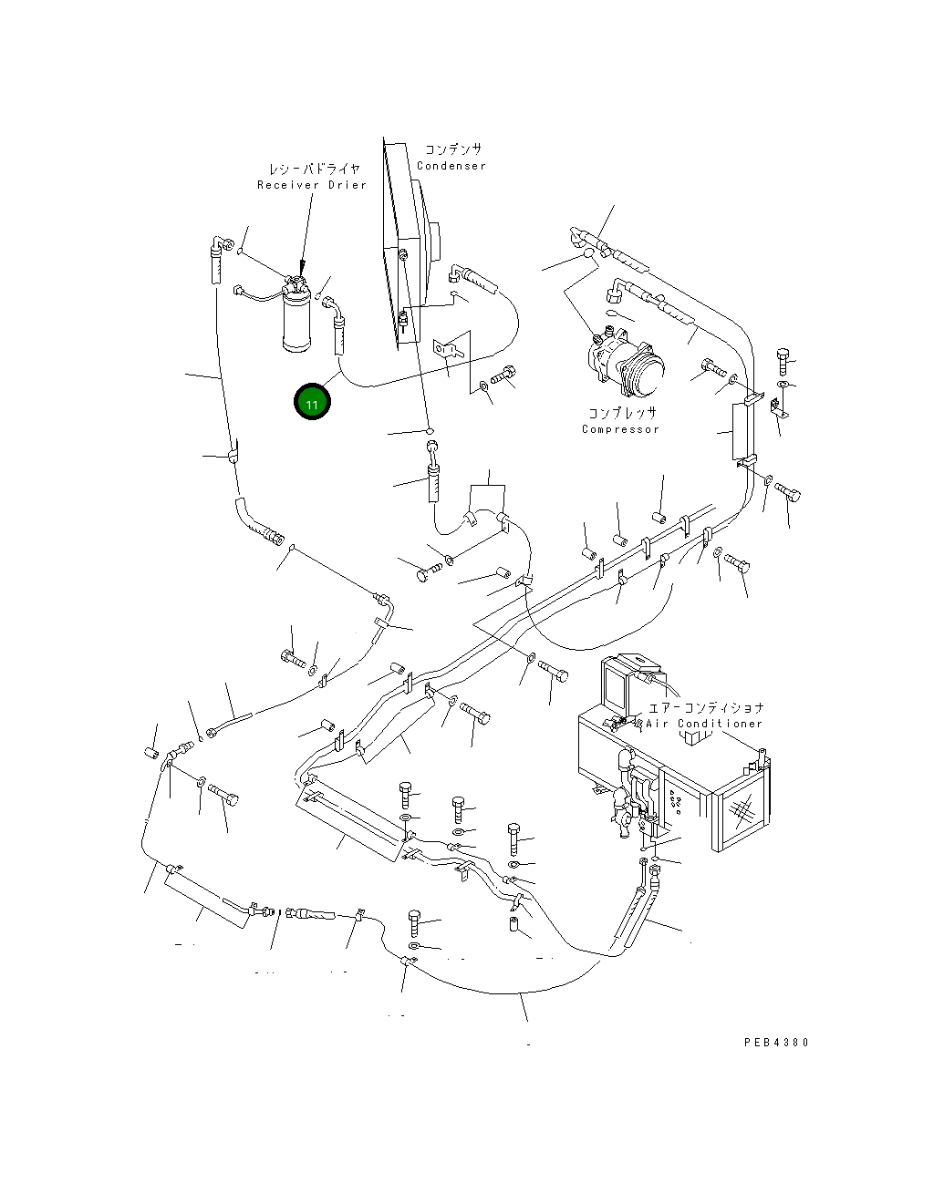 Шланг 207-979-K510 Komatsu