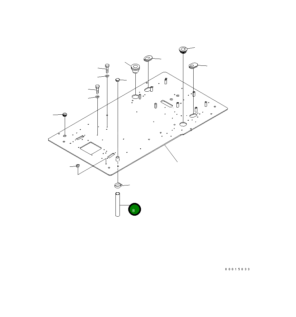 Шланг 07286-03828 Komatsu