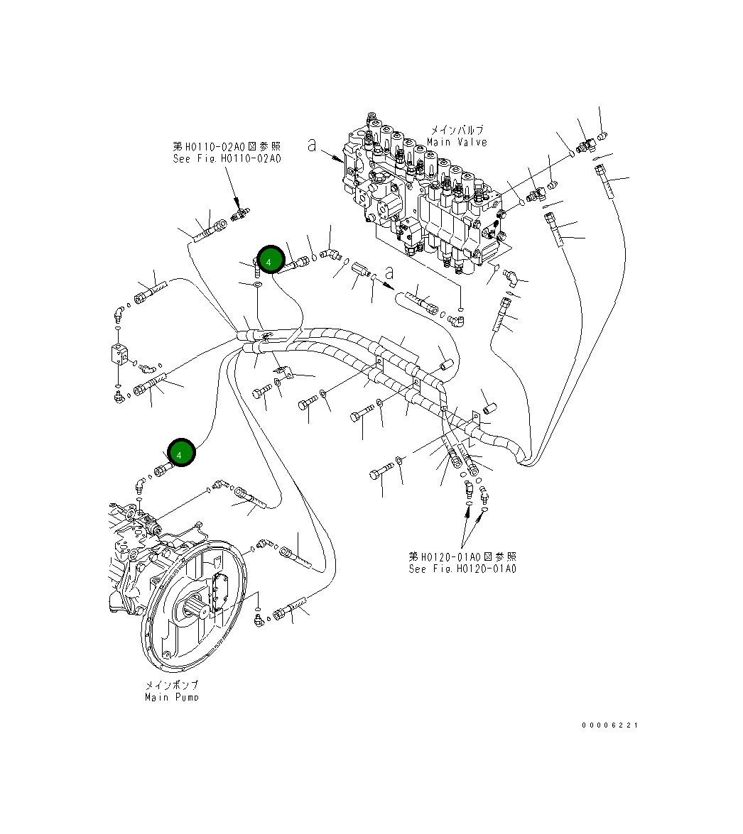 Шланг 02777-00215 Komatsu