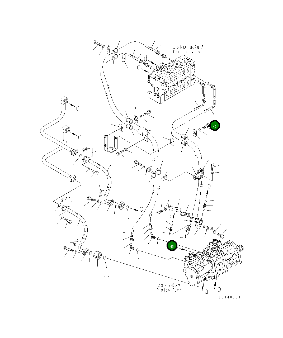 Шланг 198-61-61841 Komatsu