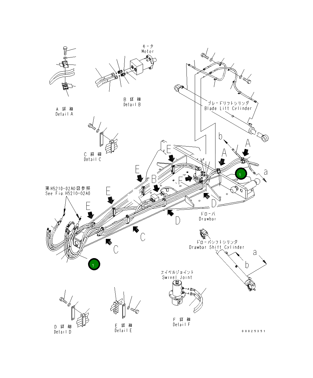 Шланг 02765-B0345 Komatsu