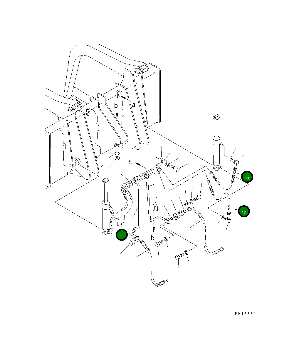 Шланг 07123-20407 Komatsu