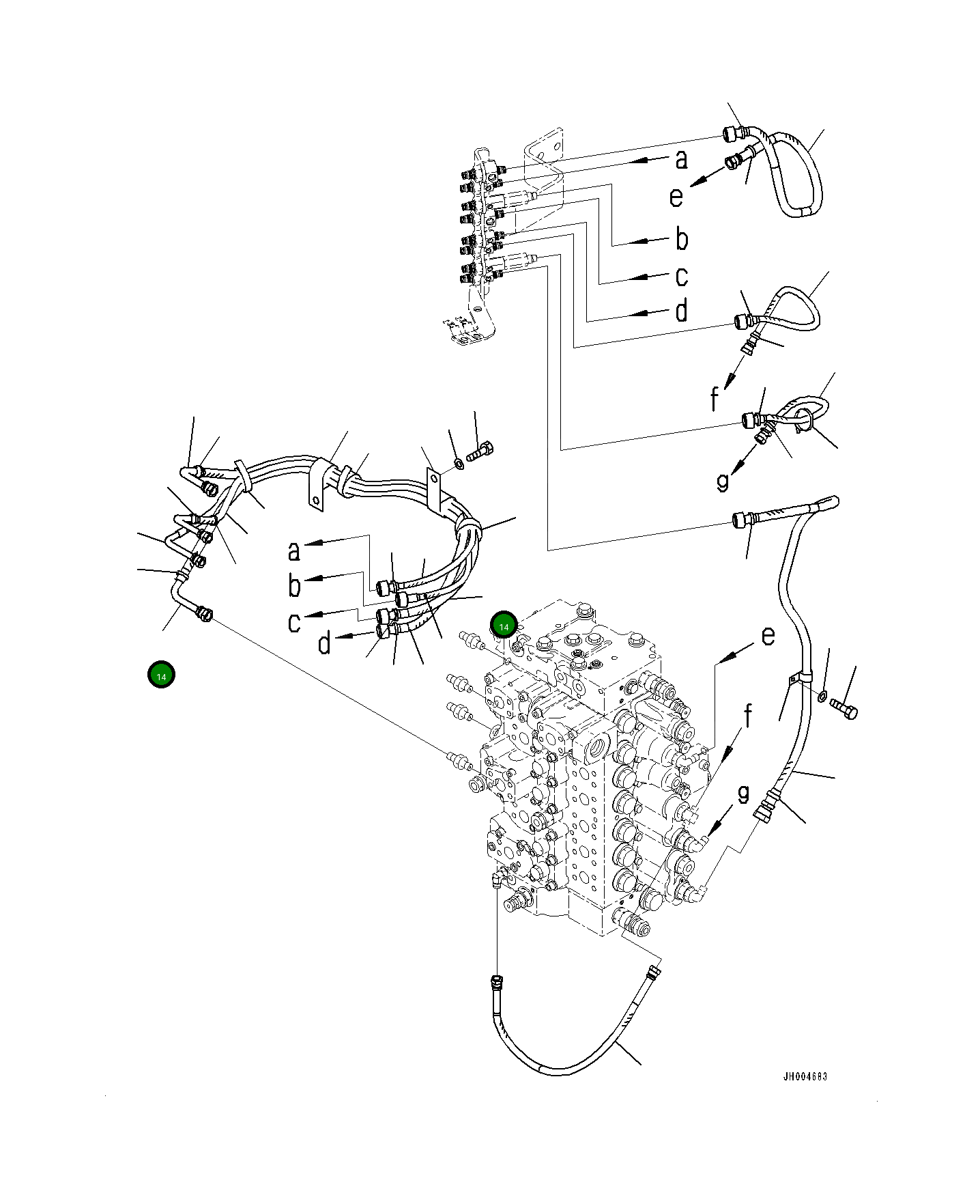 Шланг 208-62-75970 Komatsu