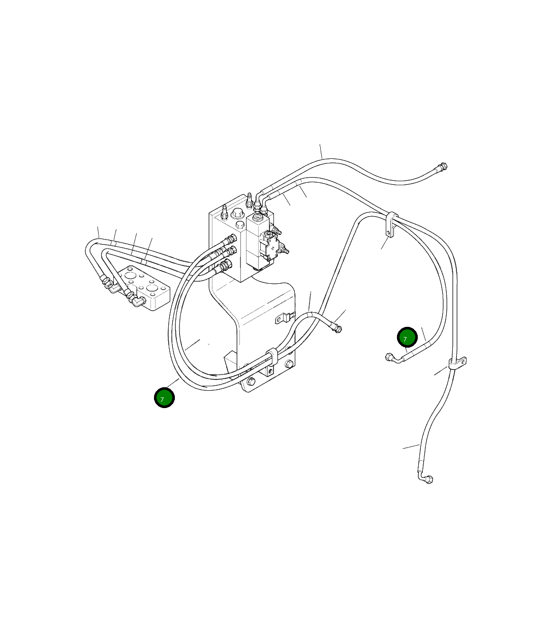 Шланг 02761-00222 Komatsu