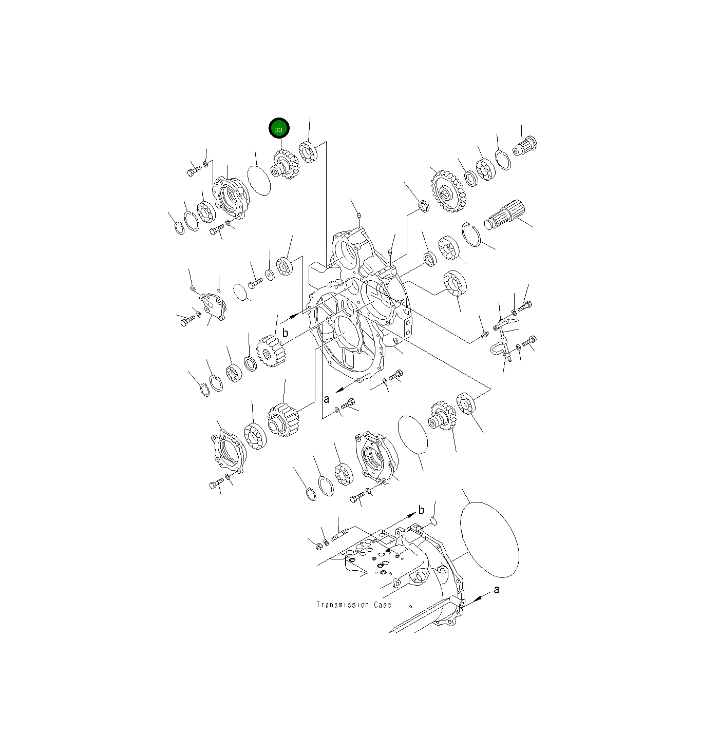 Шестерня 23A-15-18840 Komatsu