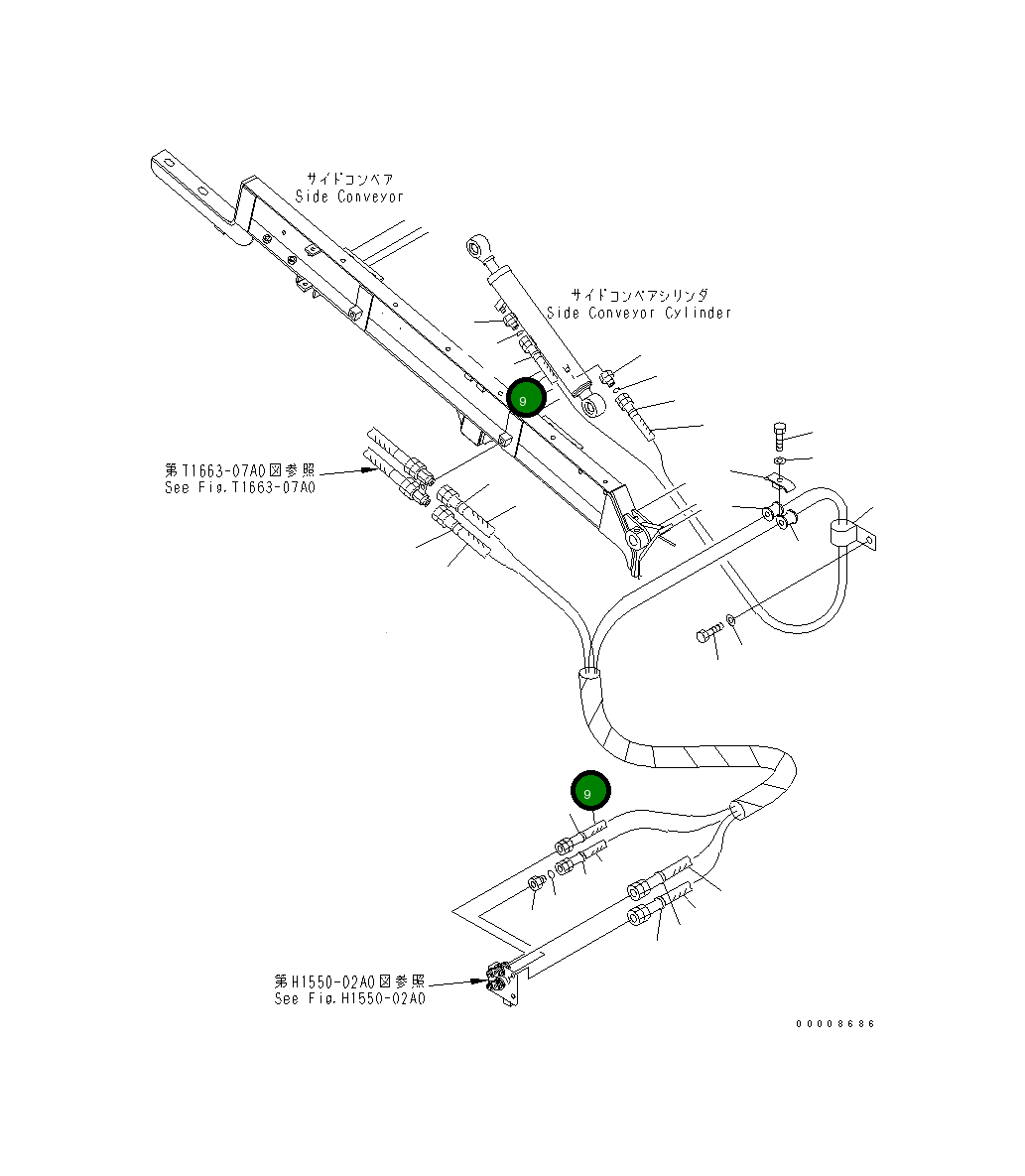 Шланг 02753-00221 Komatsu