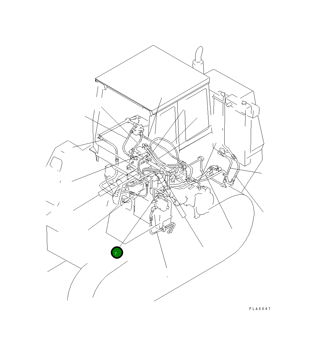 Шланг 07260-12008 Komatsu