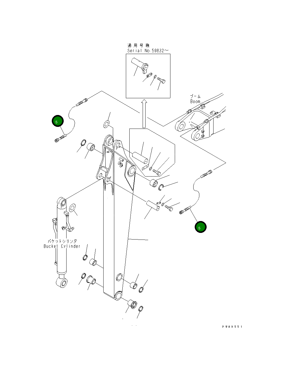 Шланг 201-62-71440 Komatsu