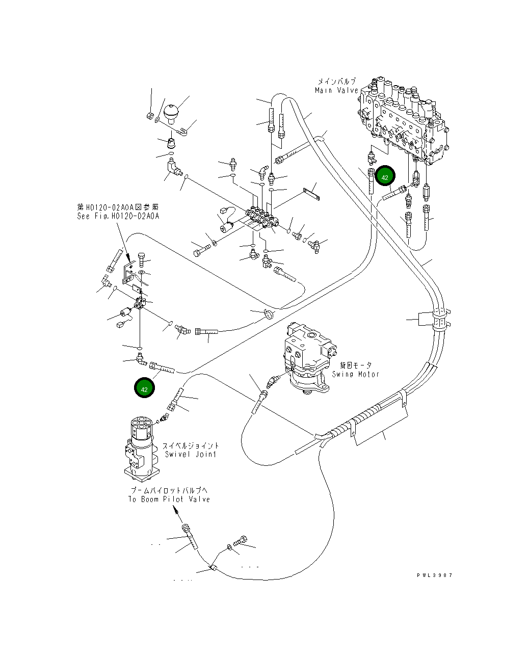 Шланг 207-62-K2730 Komatsu