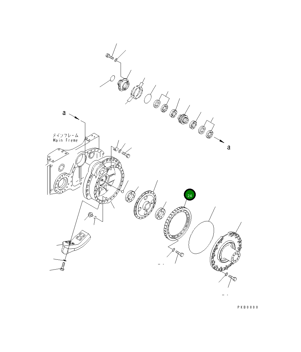 Шестерня 17A-27-11221 Komatsu