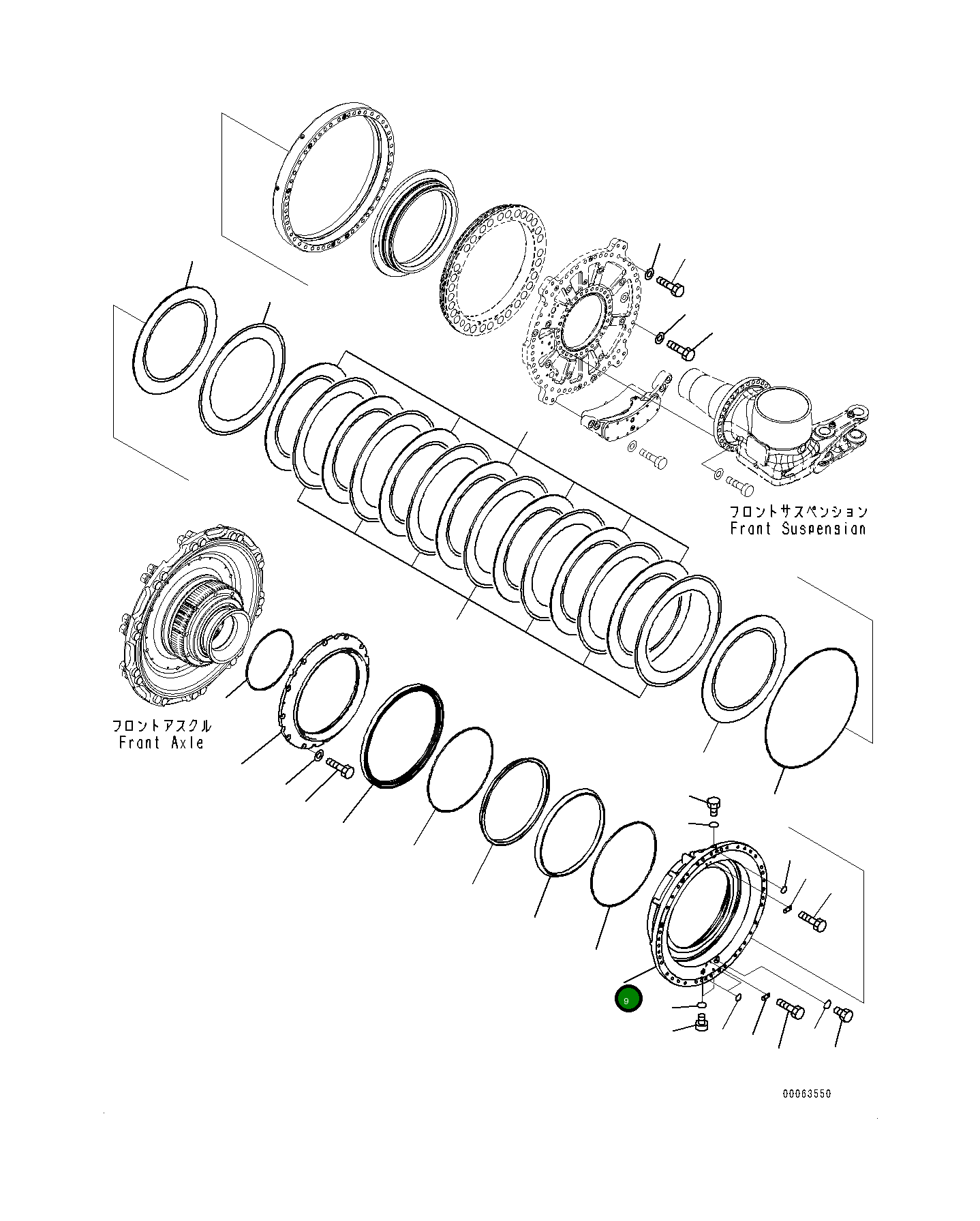 Шестерня 561-32-75210 Komatsu