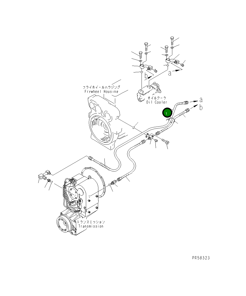 Шланг 07102-21024 Komatsu