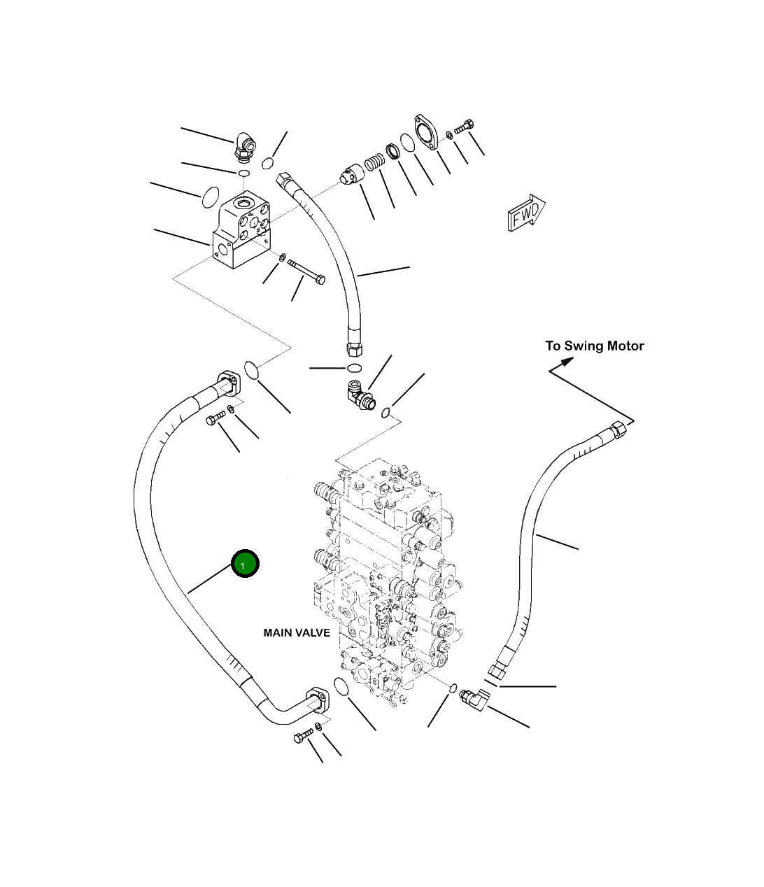Шланг 207-62-41270 Komatsu
