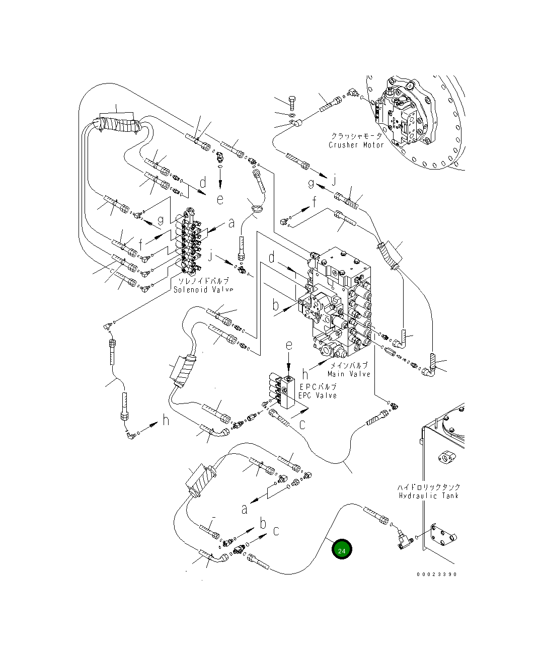 Шланг 02760-003A6 Komatsu