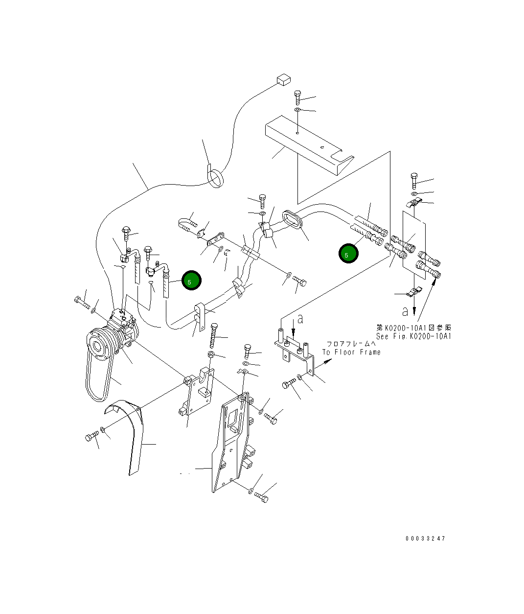 Шланг 196-911-4450 Komatsu