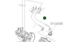 Шланг 20Y-62-21451 Komatsu