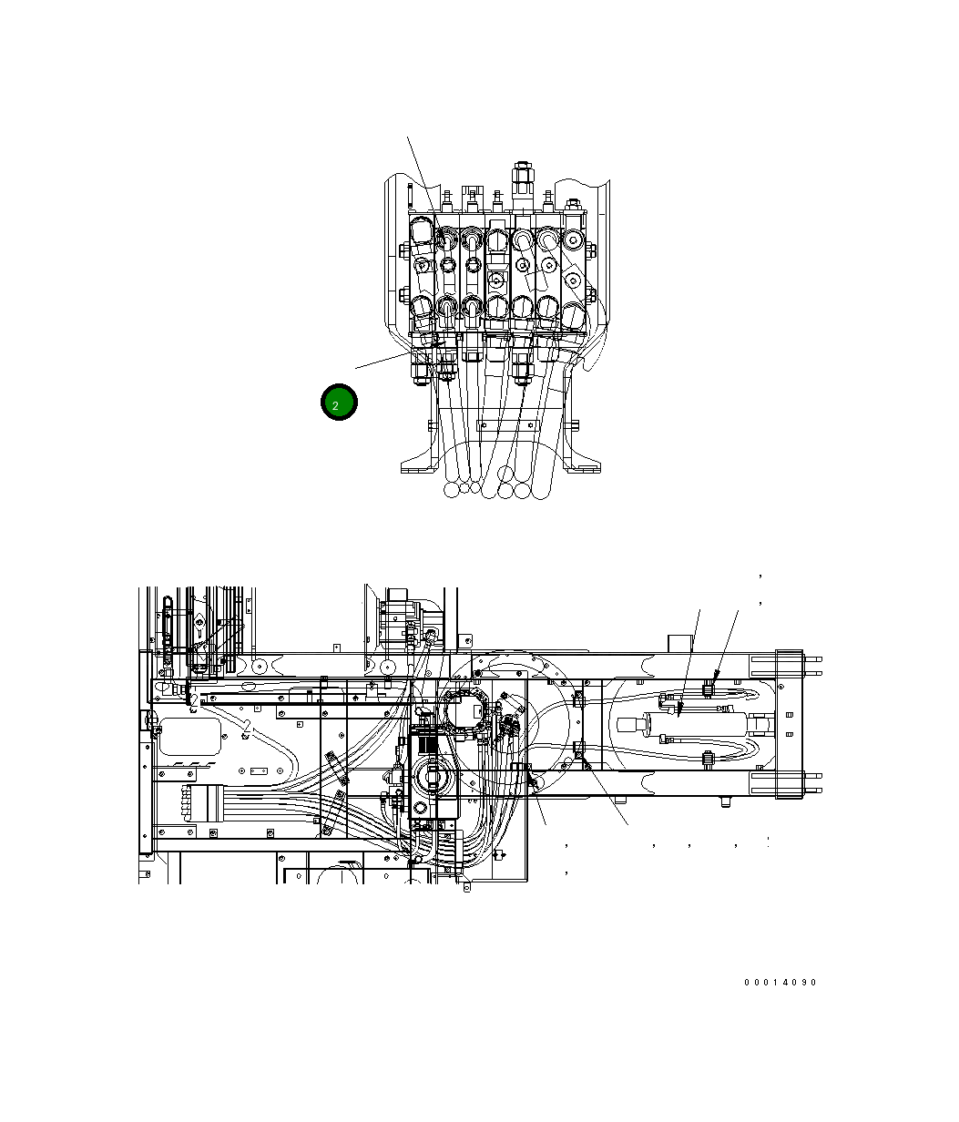 Шланг 10P-62-11660 Komatsu