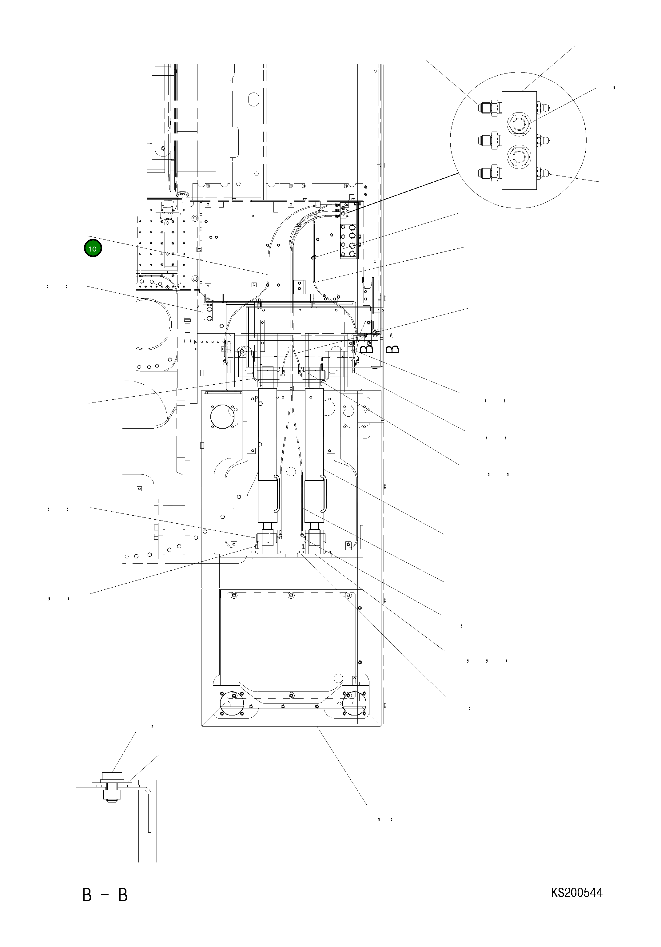 Шланг 206-62-KB650 Komatsu
