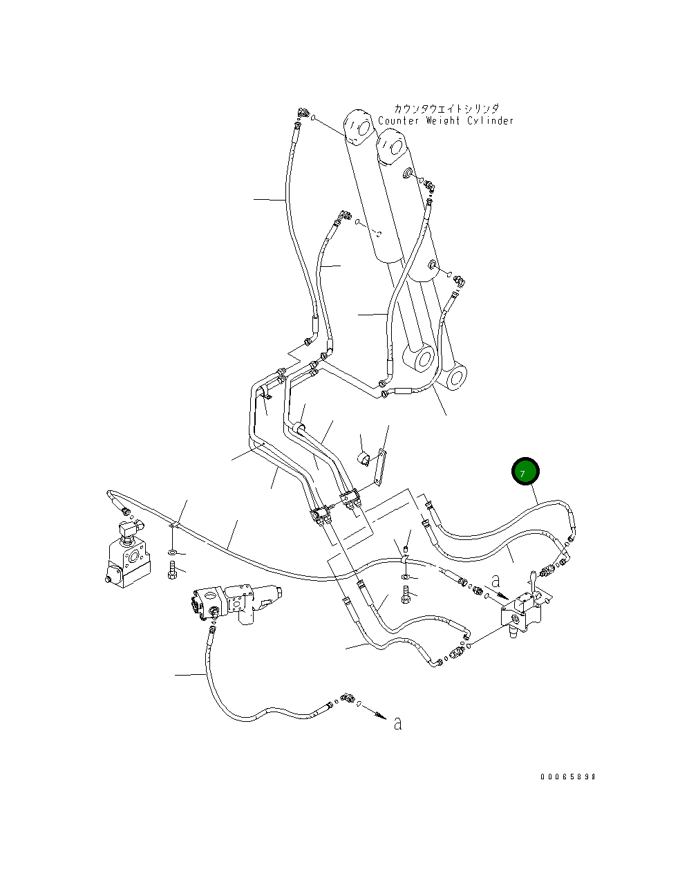 Шланг 208-62-A1470 Komatsu