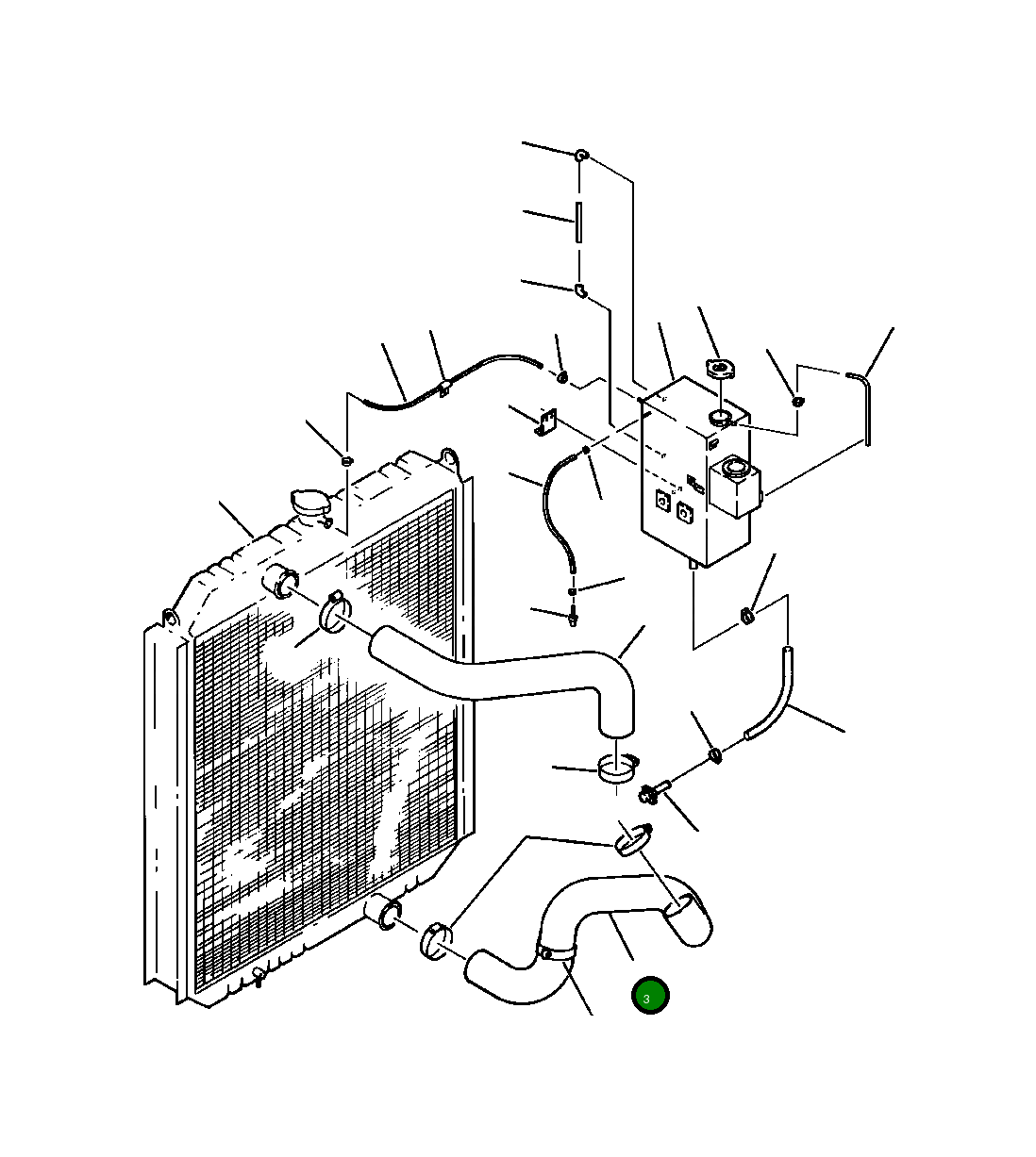 Шланг 208-03-58121 Komatsu