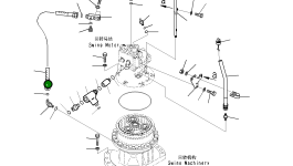 Шланг 02774-00504 Komatsu