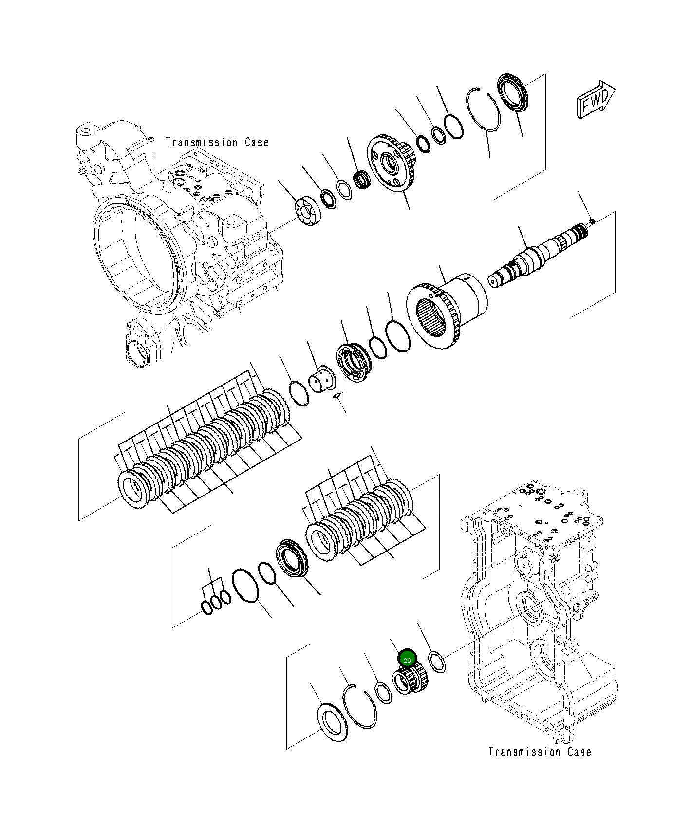 Шестерня, 1ST 23H-15-12940 Komatsu