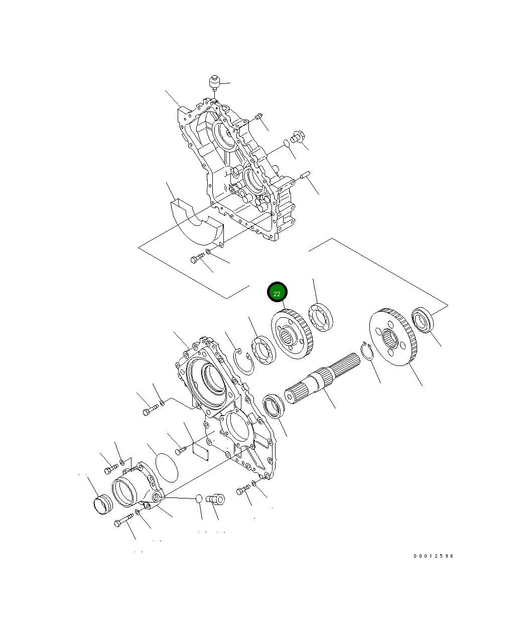 Шестерня 416-17-34211 Komatsu