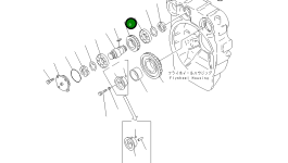 Шестерня 6150-21-4560 Komatsu