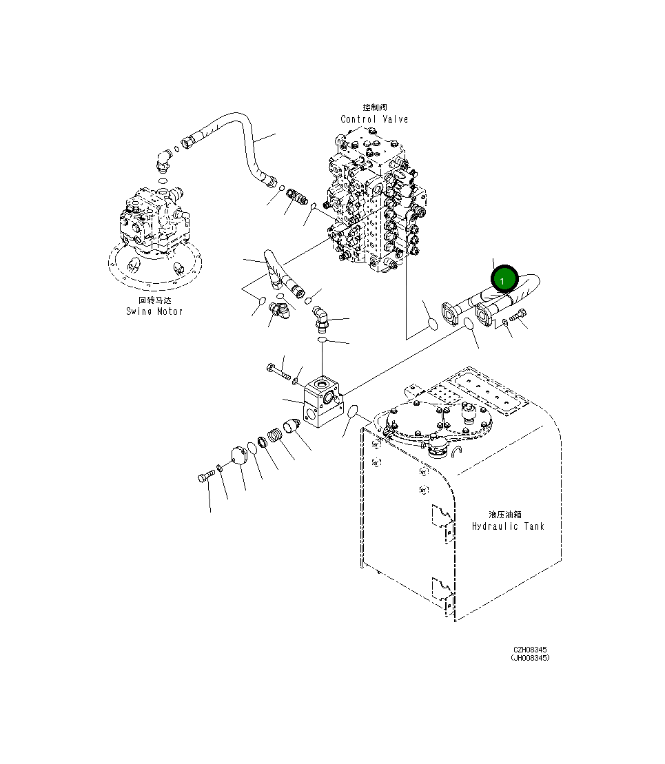 Шланг 207-62-74670 Komatsu