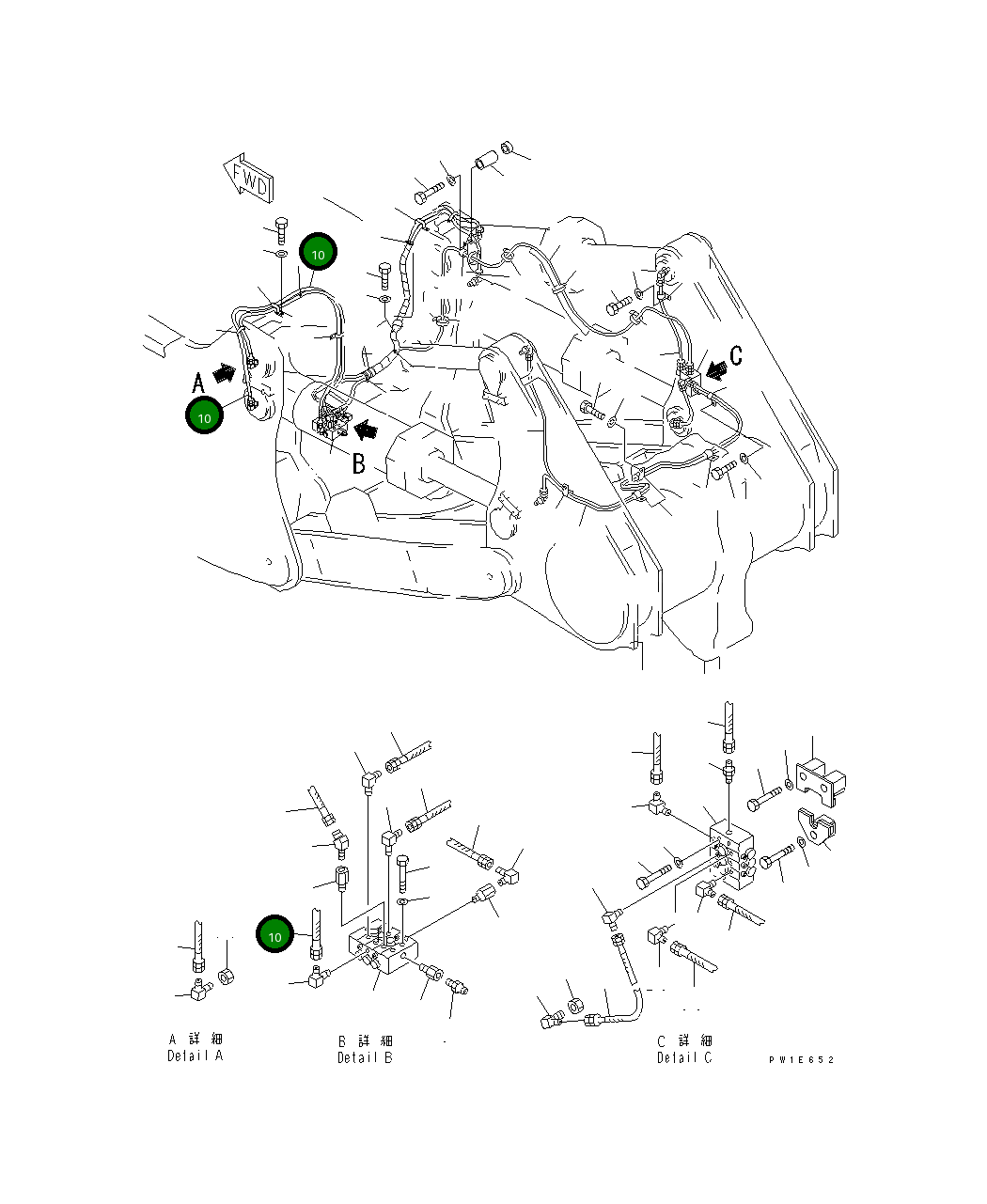 Шланг 19M-78-12470 Komatsu