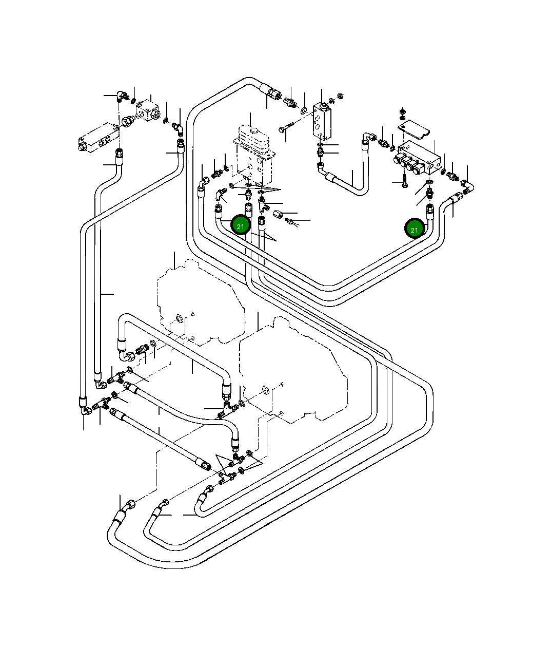 Шланг 1286 867 H1 Komatsu