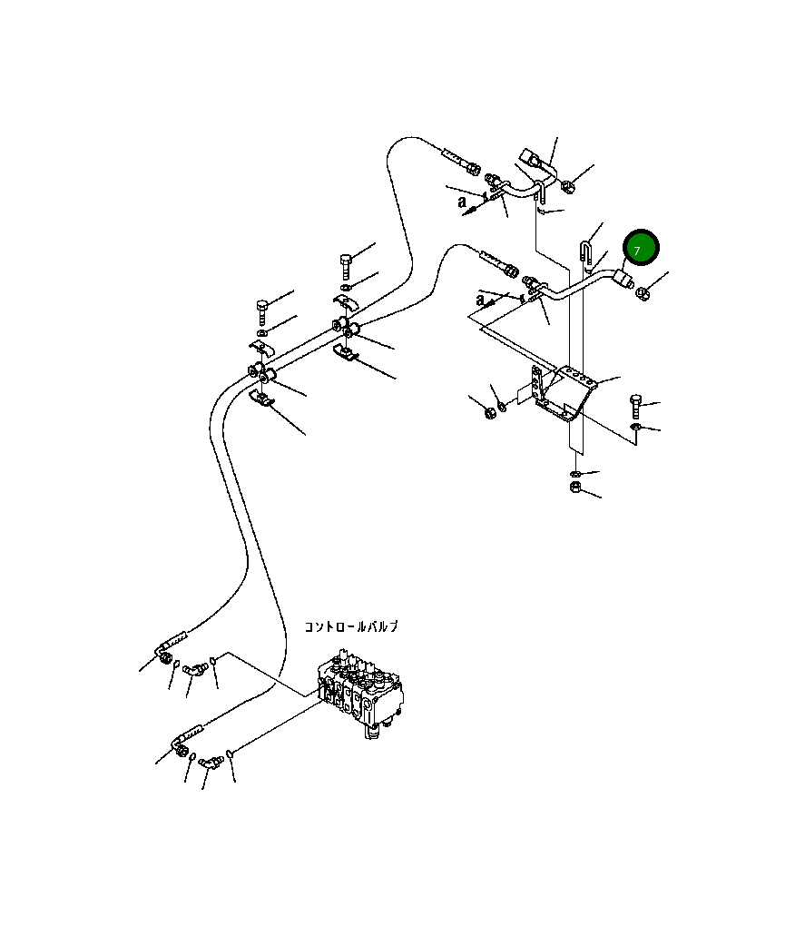 Шланг 124-62-62390 Komatsu