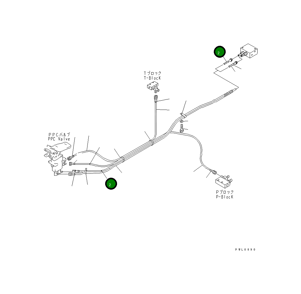 Шланг 208-970-6430 Komatsu