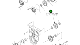 Шестерня 42C-13-15140 Komatsu