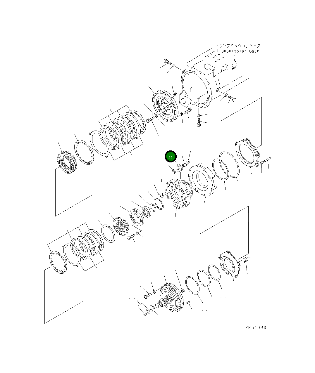 Шестерня 23B-15-12451 Komatsu