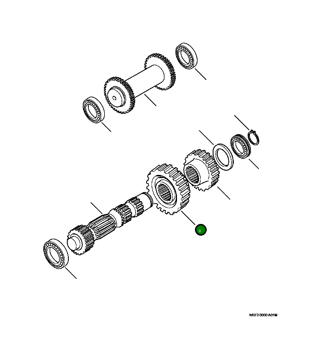 Шестерня CA0132875 Komatsu
