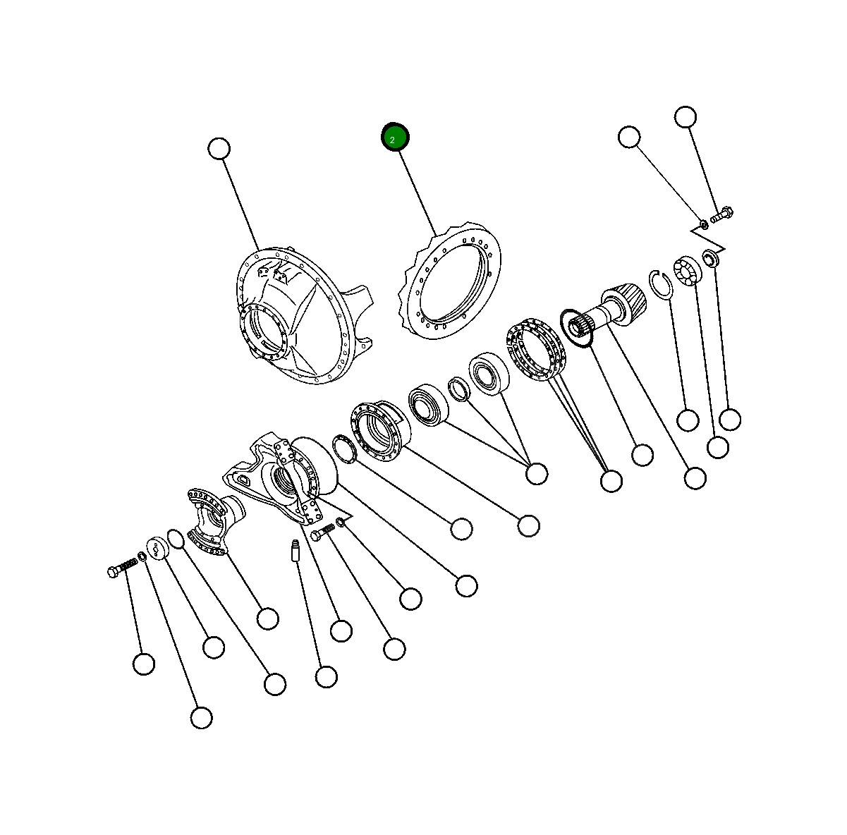 Шестерня 561-22-61223 Komatsu