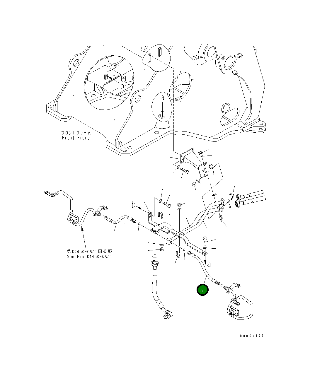 Шланг 02753-004A4 Komatsu