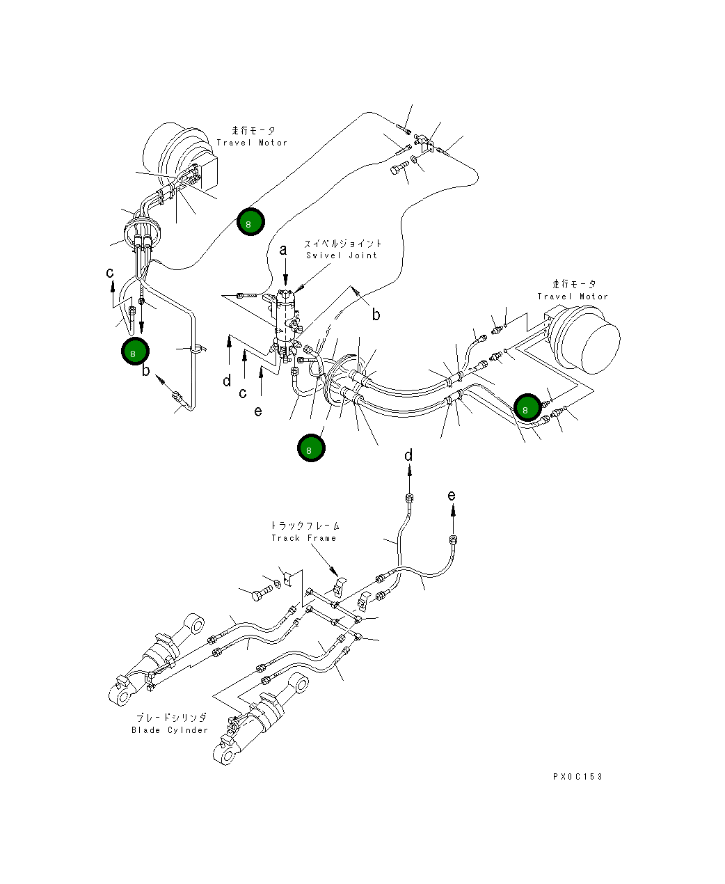 Шланг 07096-40517 Komatsu