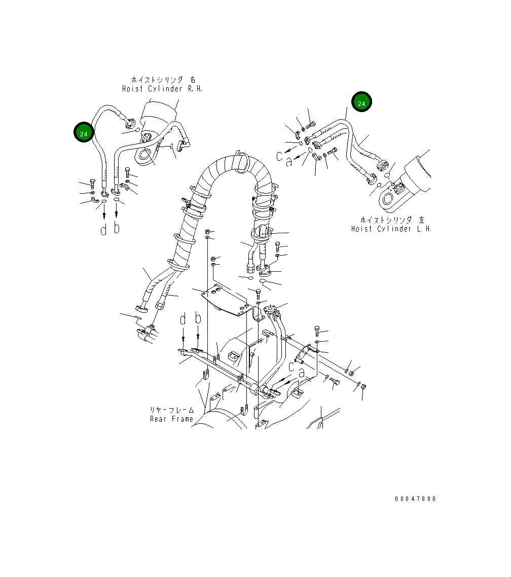 Шланг 07089-40510 Komatsu
