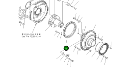 Шестерня 198-27-45212 Komatsu