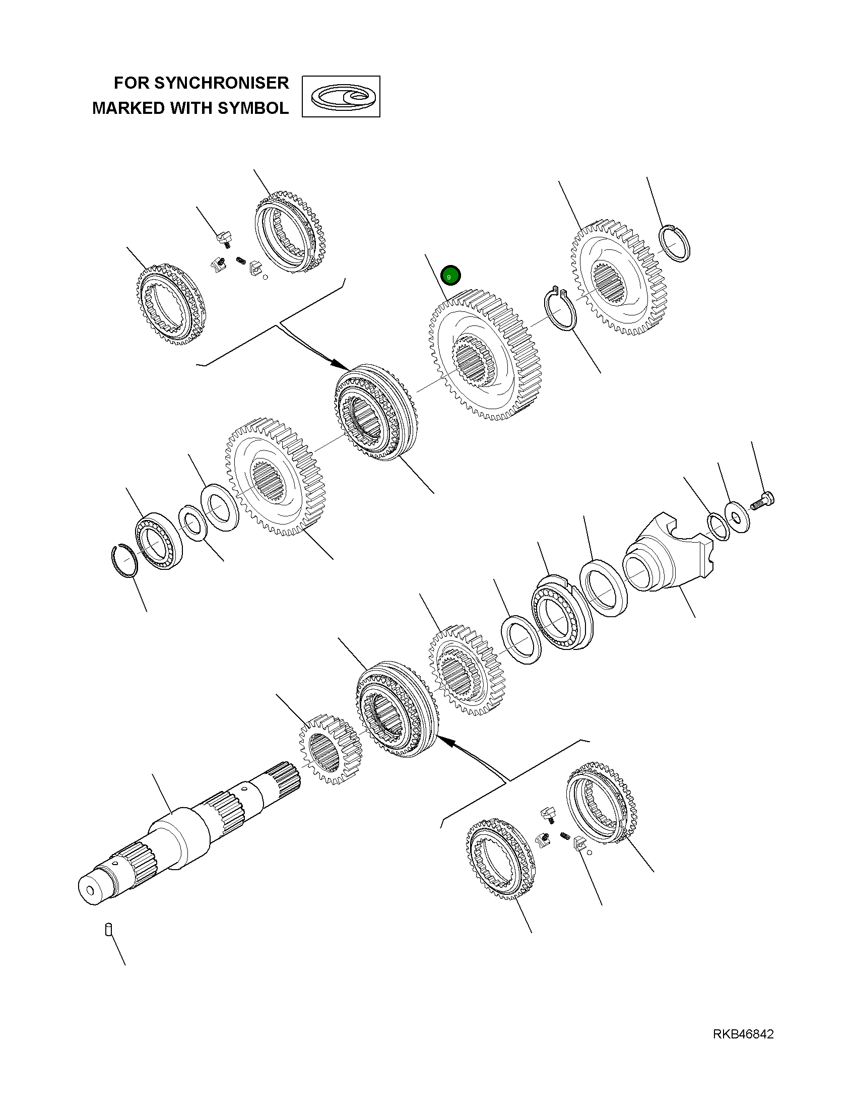 Шестерня CA0136766 Komatsu