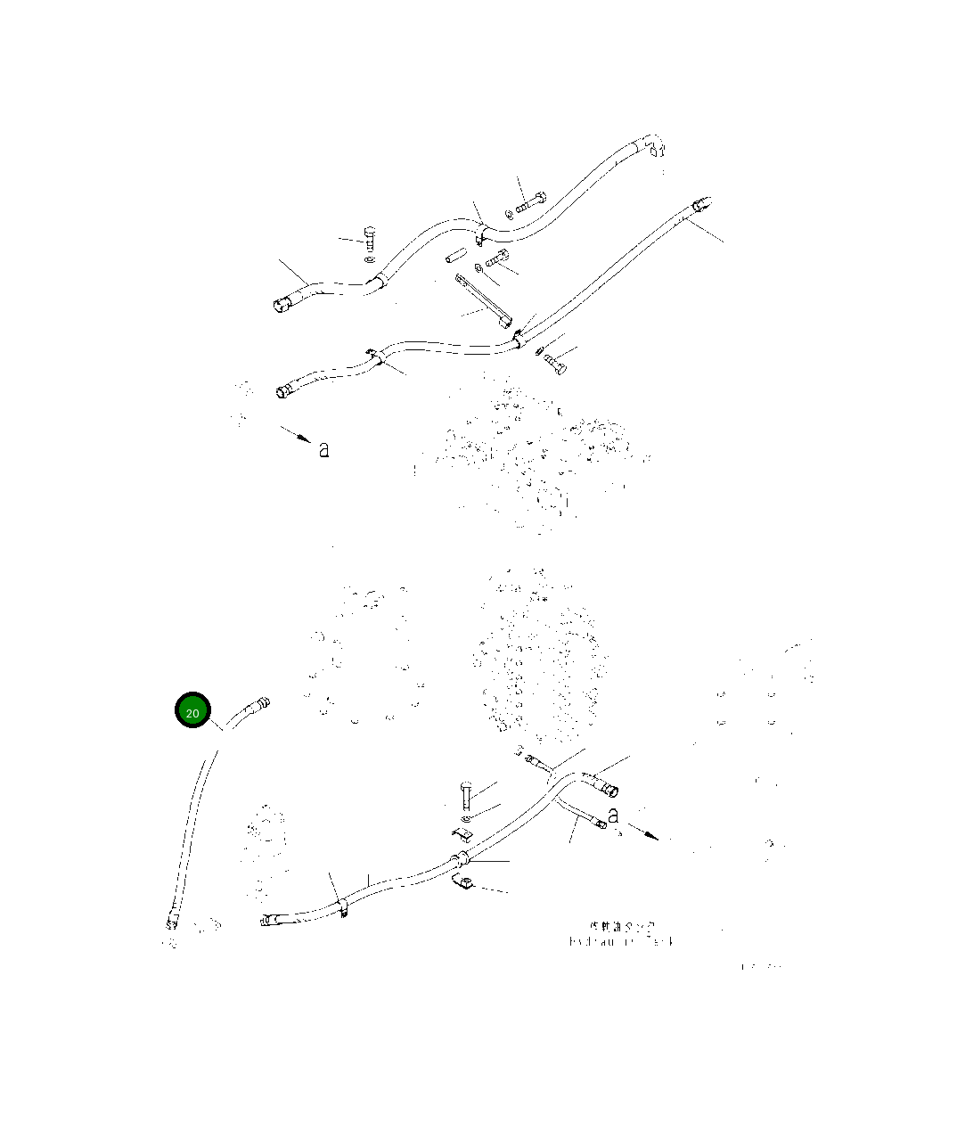 Шланг 02771-005A9 Komatsu